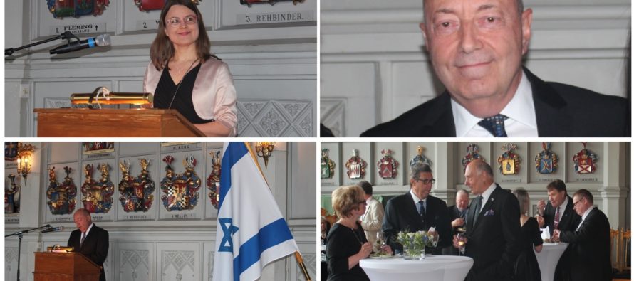 STORGALLERI: Ambassadör Dov Segev-Steinberg ordnade en högtidlig mottagning i Finland för att hedra Israel som fyllde 69 år