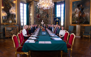 Sverige: Informationskonselj på Kungliga slottet