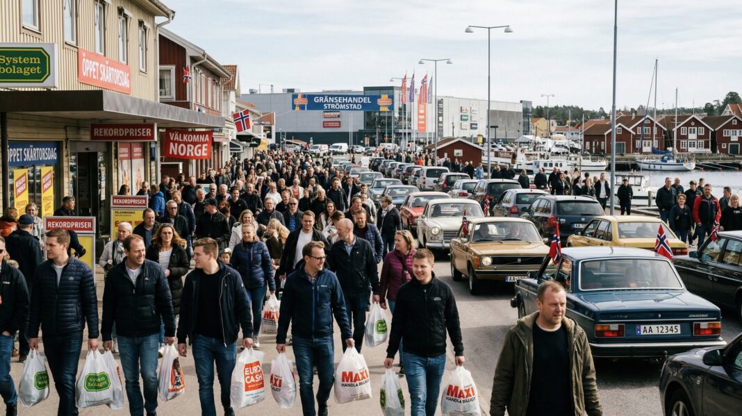 Strömstad Nordenbladet Skjærtorsdags-rally eller DAGEN då Strömstad fylls av norrmän