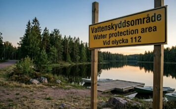 Skyddet av Ålands dricksvatten stärks: nya skyltar har installerats