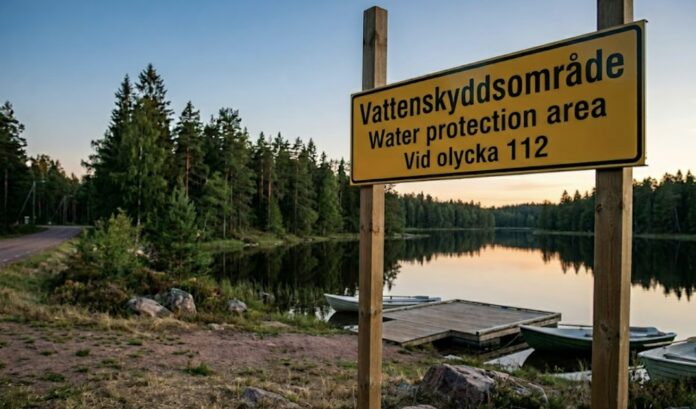 Skyddet av Ålands dricksvatten stärks: nya skyltar har installerats